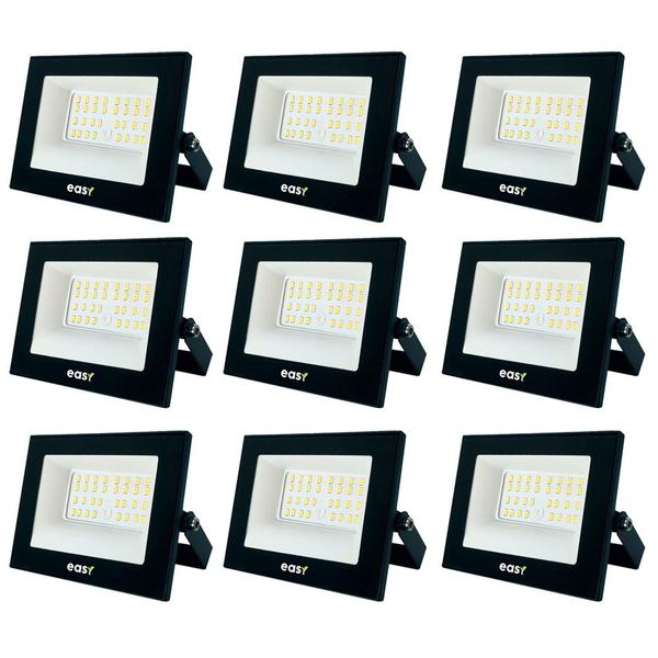 Imagem de 9 Refletor Led Easy 50W Luz Branco Frio 6500K Bivolt 127/220v