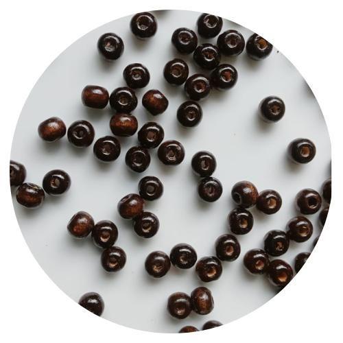 90 pçs entremeio 100% madeira mogno 8mm ideal para bijuterias e colares em geral - loop variedades Imagem de 90 pçs entremeio 100% madeira mogno 8mm ideal para bijuterias e colares em geral