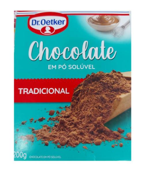 Imagem de 9un Chocolate Em Pó Solúvel Tradicional 200g - Dr. Oetker