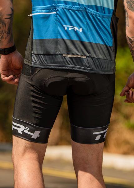 Imagem de A Bermuda de Ciclismo Masculina- Preta com Forro em Gel (TR4)