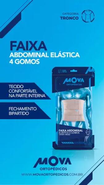 Imagem de A Faixa Abdominal Elástica 4 Gomos Mova