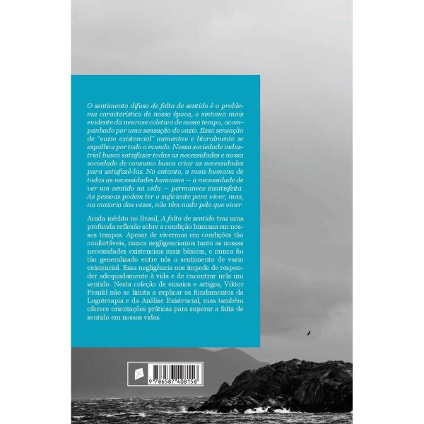 Imagem de A falta de sentido: Um desafio para a psicoterapia e a filosofia (Viktor E. Frankl) - Auster