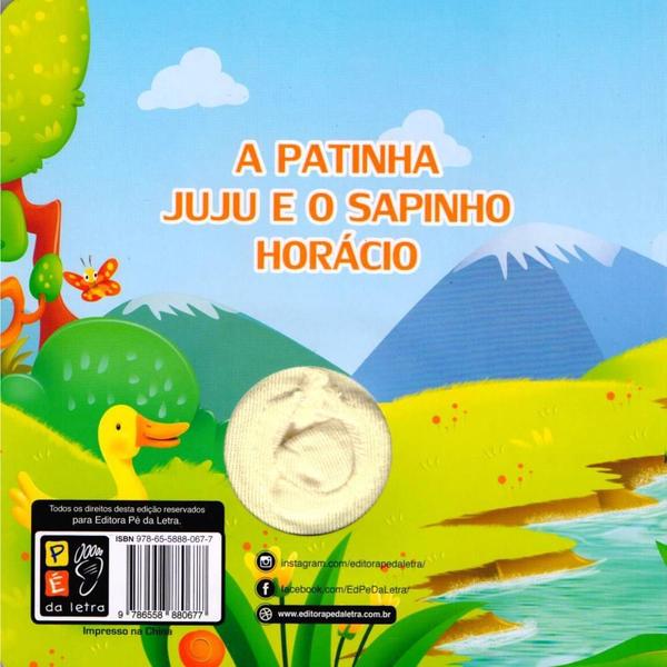 Imagem de A patinha juju e o sapinho horácio - dedoche - PE DA LETRA **