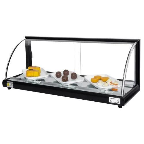 A-VF77 - Vitrine fria Alfa 77cm Preta com 16 Gelo-X - Bivolt - Omega Imagem de A-VF77 - Vitrine fria Alfa 77cm Preta com 16 Gelo-X - Bivolt - Omega