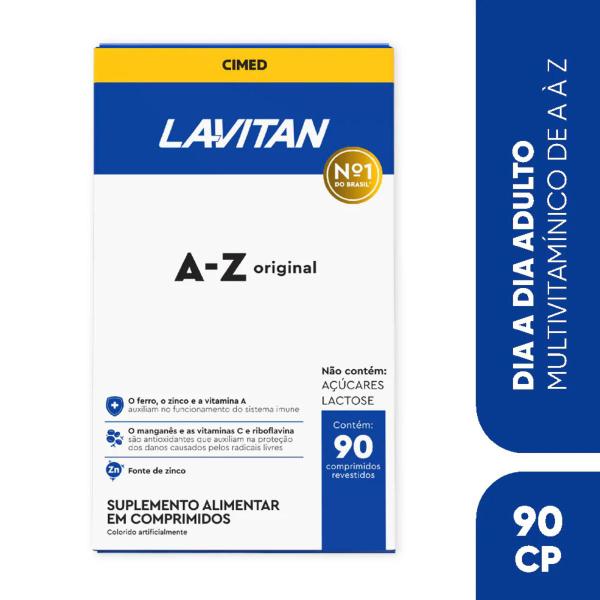 Imagem de A-Z- Original - Multivitamínico - 60 Cápsulas - Lavitan