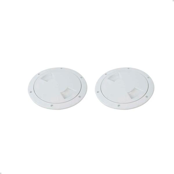 A127901 Tampa Inspeção Náutica Branca Abs 4" Barco Attwood Kit C/2 Imagem de A127901 Tampa Inspeção Náutica Branca Abs 4" Barco Attwood Kit C/2