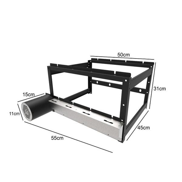 Imagem de A3 Grill Tradicional Black - Motor Giratório para 4 Espetos + Espeto Grelha