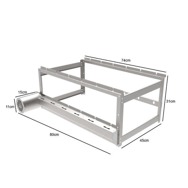 Imagem de A3 Grill Tradicional - Motor Giratório para 6 Espetos + 3 Grelhas Argentinas L21