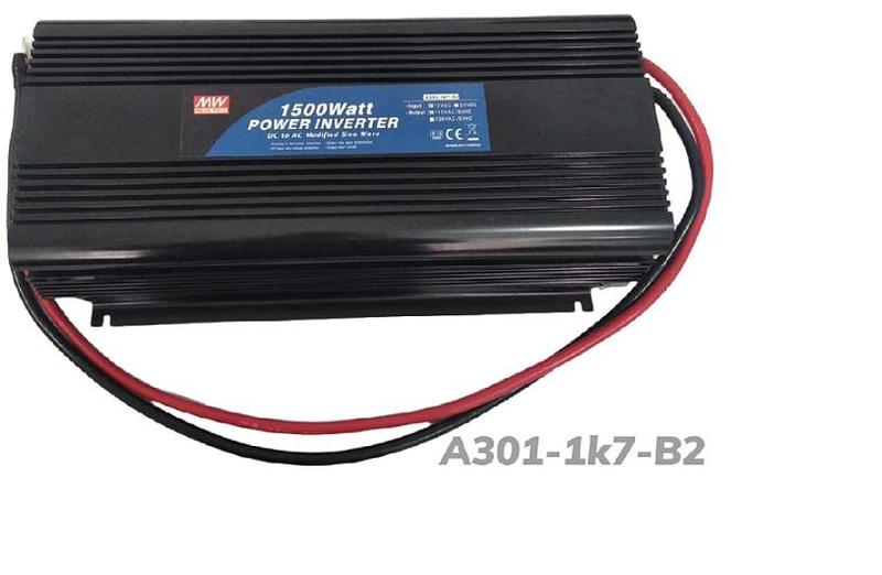 Imagem de A300-1K7 Inversor DC/AC 1500W Onda Senoidal Modificada Alta Eficiência MeanWell