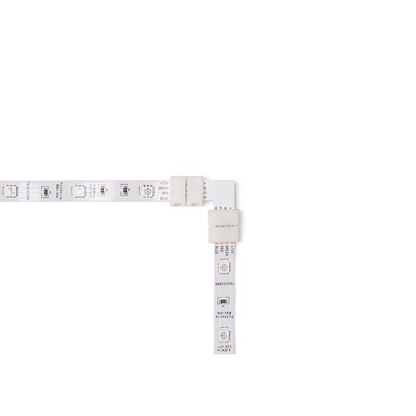 Imagem de A48 Conector Emenda L 4 Fios Fita LED 3pc.