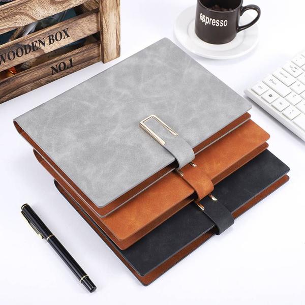 Imagem de A5 Business Loose-leaf Notebook, U-shape buckle magnetic