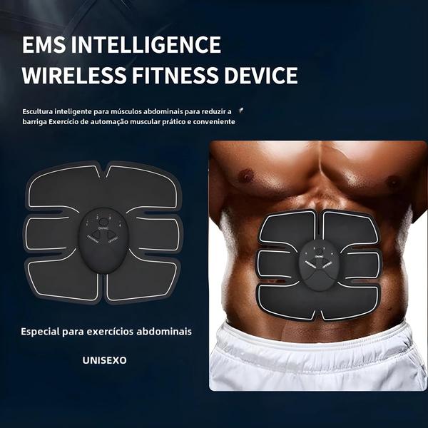 Imagem de Ab Roller EMS Unissex - Exercício Abdominal para Fitness e Emagrecimento