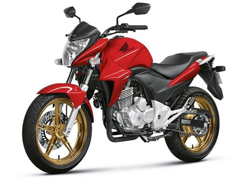 Imagem de Aba Tanque Cb300 Inferior + Superior Vermelho 2009 A 2012 e 2014 2015 Par