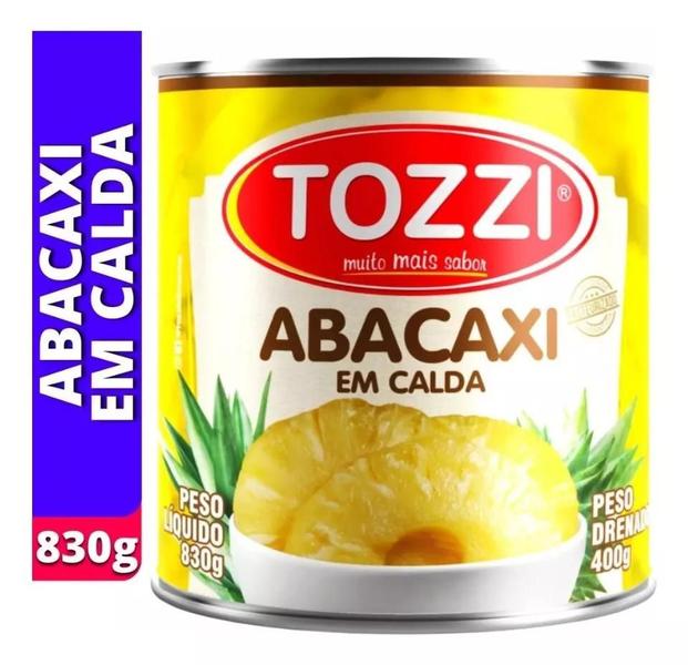 Imagem de Abacaxi Em Calda Rodelas Lata 830g - Tozzi