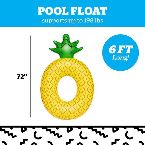 Imagem de Abacaxi gigante Pool Float BigMouth Inc para piscina