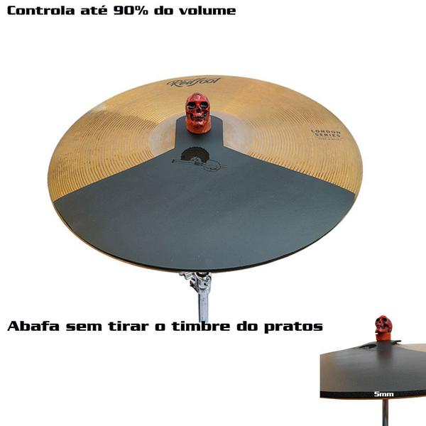 Imagem de Abafador DGroove para Prato 16 - Reduz o volume - Estude com controle