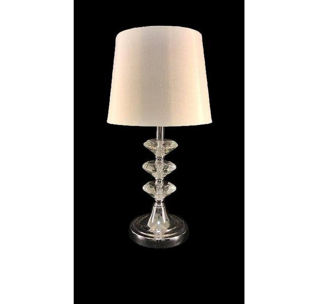 Abajur Cristal Murano Transparente Redondo Decoração Formosa - LUXdécor Imagem de Abajur Cristal Murano Transparente Redondo Decoração Formosa