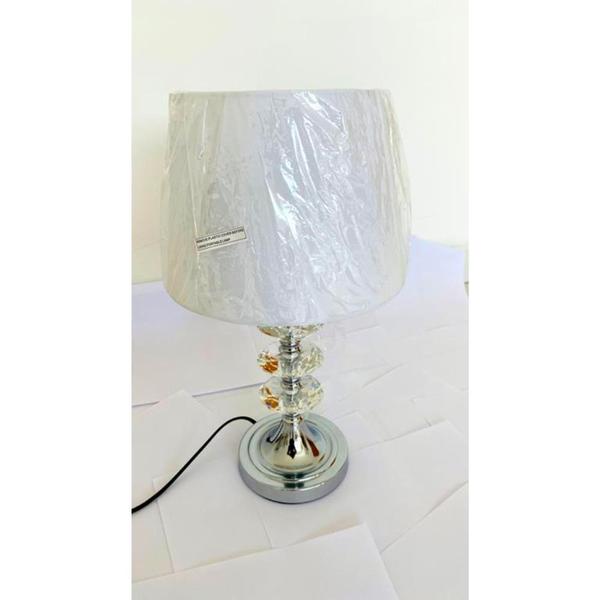 Abajur Cristal Murano Transparente Redondo Decoração Formosa - LUXdécor Imagem de Abajur Cristal Murano Transparente Redondo Decoração Formosa