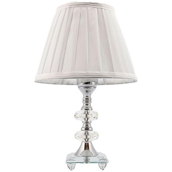 Abajur Cristal Vidro Mesa Decoração para Sala Quarto com Cúpula Drapeada 35cm Ref. 183 - R3P IMPORT Imagem de Abajur Cristal Vidro Mesa Decoração para Sala Quarto com Cúpula Drapeada 35cm Ref. 183