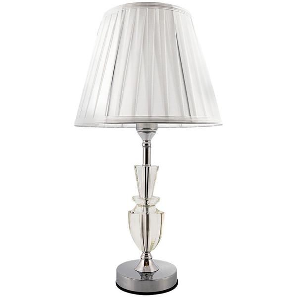 Abajur Cristal Vidro Toque Mesa Decoração para Sala Quarto com Cúpula Drapeada 50cm Ref. 892 - R3P IMPORT Imagem de Abajur Cristal Vidro Toque Mesa Decoração para Sala Quarto com Cúpula Drapeada 50cm Ref. 892