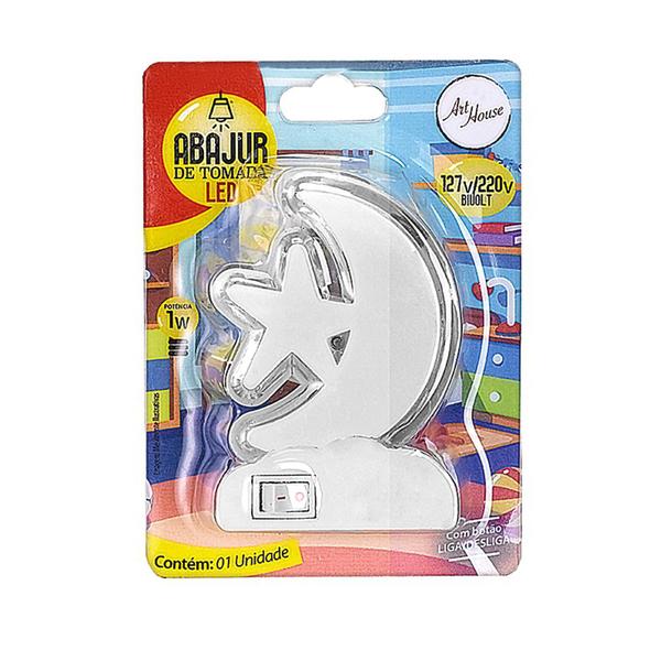 Abajur De Tomada Estrela Luz Noturna Led Infantil Luminária - Art House - Zein Imagem de Abajur De Tomada Estrela Luz Noturna Led Infantil Luminária - Art House