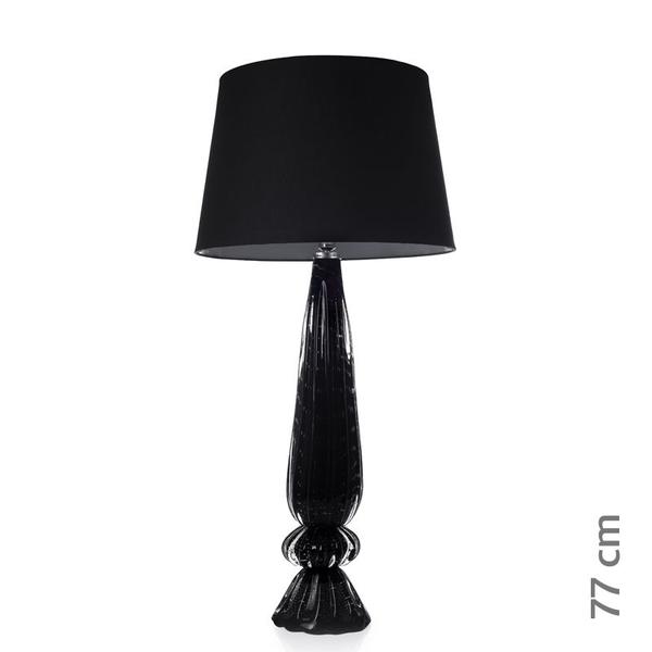 Imagem de Abajur Em Cristal Murano Preto 77cm São Marcos 110V