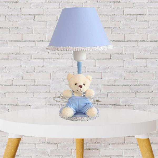 Imagem de Abajur Infantil Bebê de Mesa Urso Quarto de Criança