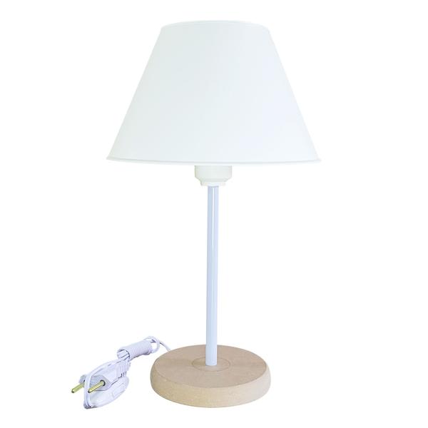 Imagem de Abajur Infantil Momy Menina Menino Luminária para Quarto de Bebê  Cor Branco