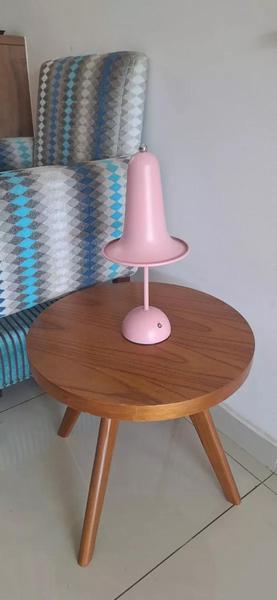 Imagem de Abajur Infantil Rosa Design Italiano Quarto Bebê Criança