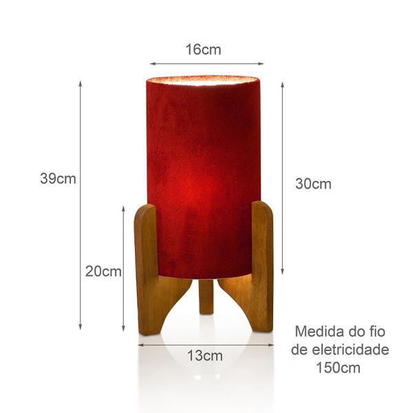 Imagem de Abajur Luminária De Mesa Decoração Luxo