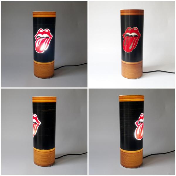 Imagem de Abajur luminária de mesa Rock The Rolling Stones