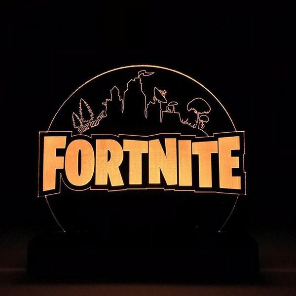 Imagem de Abajur Luminária Led Fortnite