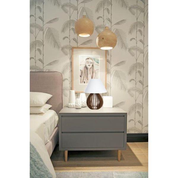 Imagem de Abajur Mesa Moderno Turin Decoração Cabeceira Cama / 1 AB B MARROM