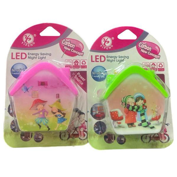 Imagem de Abajur Mini Luminária Infantil De Led Tomada Quarto Casinha