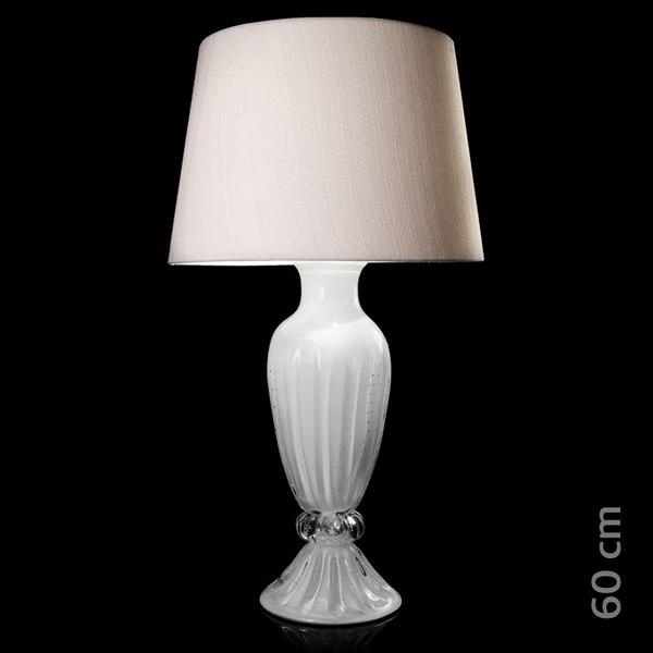 Imagem de Abajur Murano Branco 110V - Elegância na Decoração