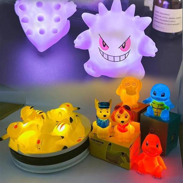 Imagem de Abajur Noturno Gengar Pokémon - Lâmpada de Cabeceira para Crianças - Brinquedo de Halloween