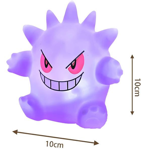 Imagem de Abajur Noturno Gengar Pokémon - Lâmpada de Cabeceira para Crianças - Brinquedo de Halloween