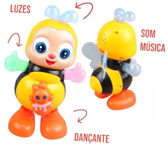 Imagem de Abelha Dançante Animada Brinquedo Infantil Emite Sons Toca Música