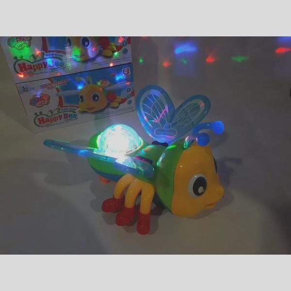 Abelha Dançante Brinquedo Musical Anda Dança Mexe Luz E Som - Futuro Kids Imagem de Abelha Dançante Brinquedo Musical Anda Dança Mexe Luz E Som
