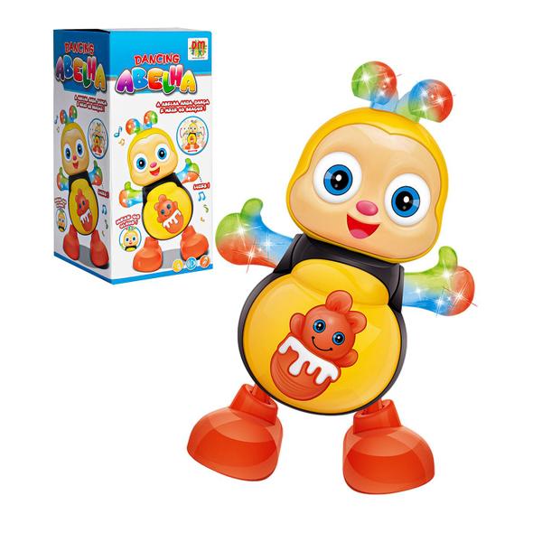 Imagem de Abelha Dançarina Com Som E Luz Robo Dancing Mexe Os Olhos - Dm Toys