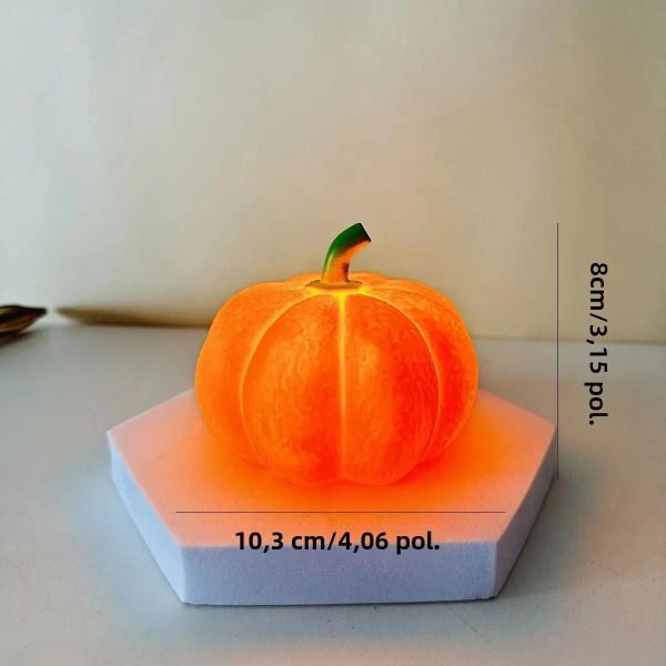Abóbora de Halloween - Luminária Noturna Criativa para Quarto e Dormitório Imagem de Abóbora de Halloween - Luminária Noturna Criativa para Quarto e Dormitório