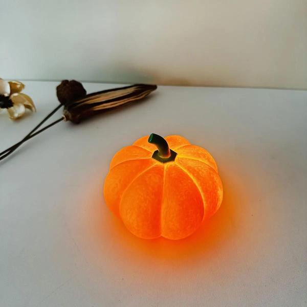 Abóbora de Halloween - Luminária Noturna Criativa para Quarto e Dormitório Imagem de Abóbora de Halloween - Luminária Noturna Criativa para Quarto e Dormitório