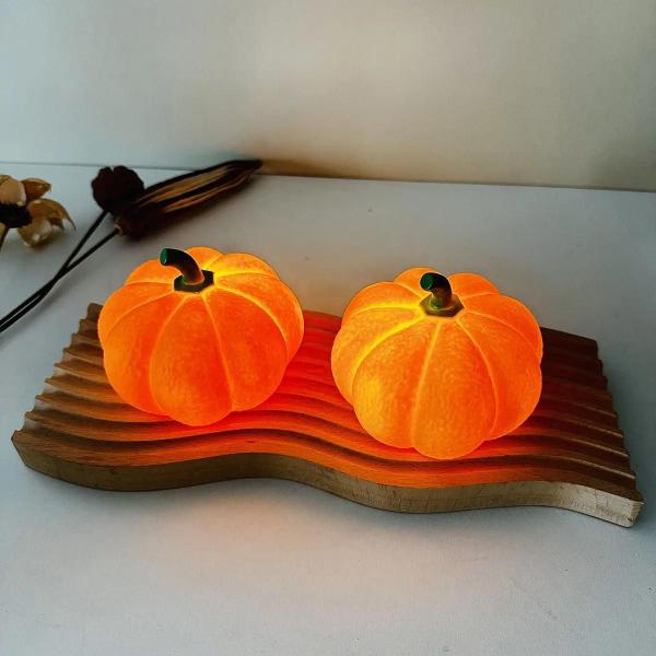 Abóbora de Halloween - Luminária Noturna Criativa para Quarto e Dormitório Imagem de Abóbora de Halloween - Luminária Noturna Criativa para Quarto e Dormitório