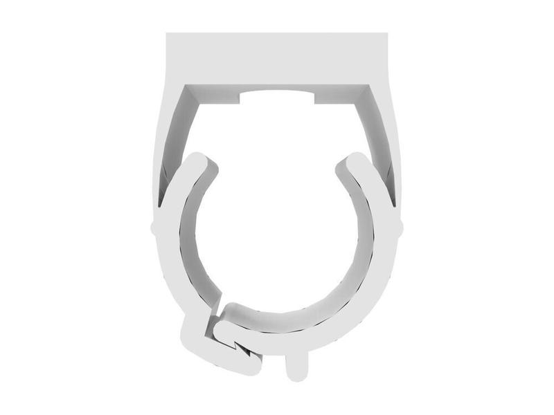 Abracadeira 1/2" Condulete Branco Vitralux Imagem de Abracadeira 1/2" Condulete Branco Vitralux