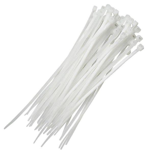 Abraçadeira de Nylon Foxlux Branca 2,5mm x 10cm com 100 Unidades - FOXLUX DIVERSOS Imagem de Abraçadeira de Nylon Foxlux Branca 2,5mm x 10cm com 100 Unidades - FOXLUX DIVERSOS