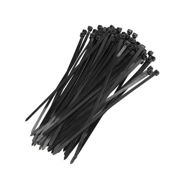 Abraçadeira de Nylon Preta 3,5x200mm 100 Unidades Foxlux Imagem de Abraçadeira de Nylon Preta 3,5x200mm 100 Unidades Foxlux