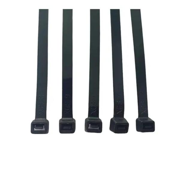 Abraçadeira de Nylon preta 3,6 x 200mm com 100 Unidades - THOMPSON Imagem de Abraçadeira de Nylon preta 3,6 x 200mm com 100 Unidades - THOMPSON
