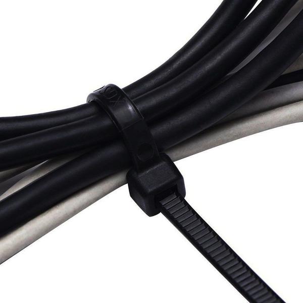 Abraçadeira de Nylon Preto 50 Uni Enforca Cinta Plastica Gato 380mm x 4.8mm - Mundo LGBT Imagem de Abraçadeira de Nylon Preto 50 Uni Enforca Cinta Plastica Gato 380mm x 4.8mm