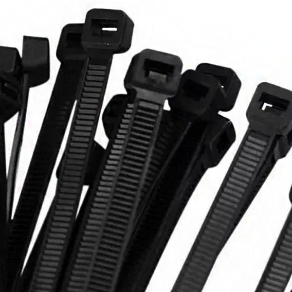 Abraçadeira de Nylon Preto 50 Uni Enforca Cinta Plastica Gato 380mm x 4.8mm - Mundo LGBT Imagem de Abraçadeira de Nylon Preto 50 Uni Enforca Cinta Plastica Gato 380mm x 4.8mm