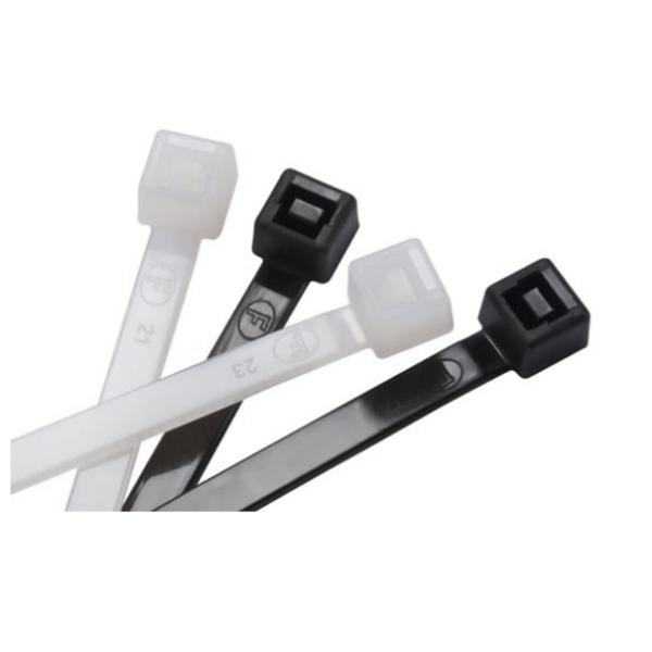Abraçadeira de Nylon UV Preta 200X4,80 mm - 100pçs - Frontec Imagem de Abraçadeira de Nylon UV Preta 200X4,80 mm - 100pçs
